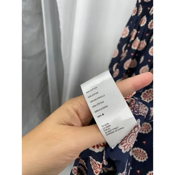 Anthropologie S Maeve Somerset Navy Blue maxi dress - Picture 6 of 7